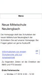 Mobile Screenshot of mittelschule-neulengbach.at