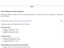 Tablet Screenshot of mittelschule-neulengbach.at